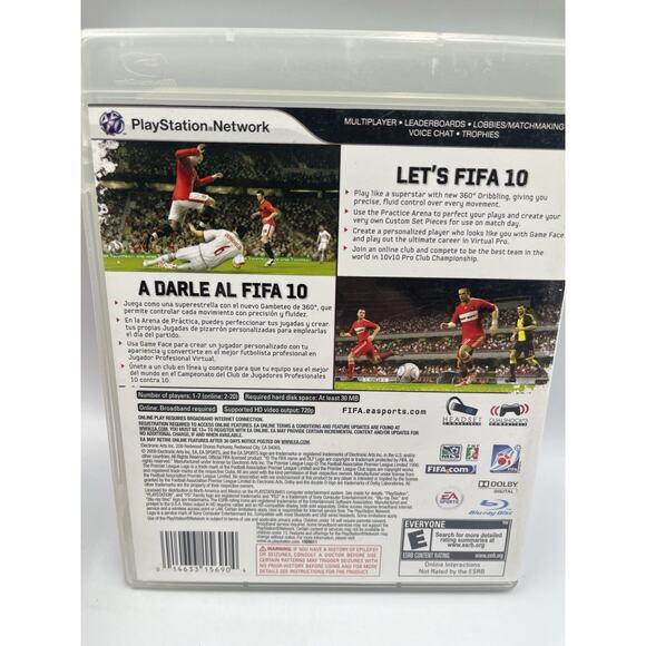 FIFA Soccer 10 Sony PlayStation 3 PS3 Complete With Manual - Picture 2 of 7